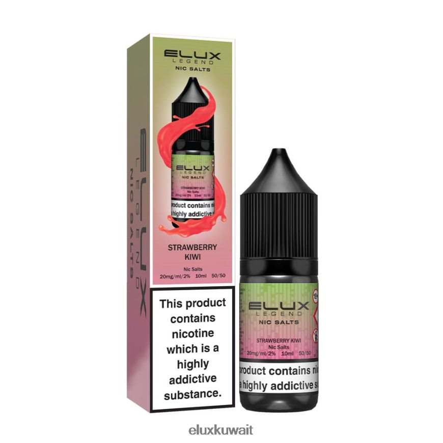 Elux Legend ملح نيك 10 مل | Elux Vapes Bulk 4X262B71 كيوي فراولة