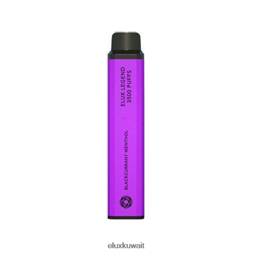 Elux Legend 3500 نفخة فيب يمكن التخلص منها | Elux Vape Kuwait 4X262B76 المنثول الكشمش الأسود