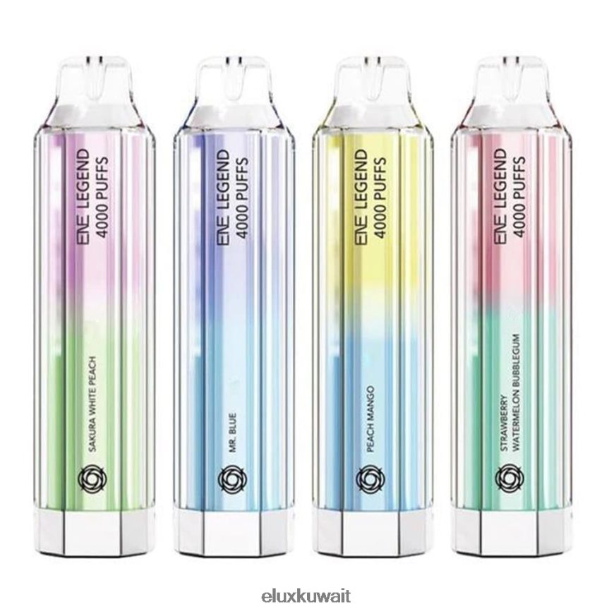 Elux ENE Legend 4000 نفخة فيب يمكن التخلص منها | Elux Vape Near Me 4X262B148 شريط الحديد