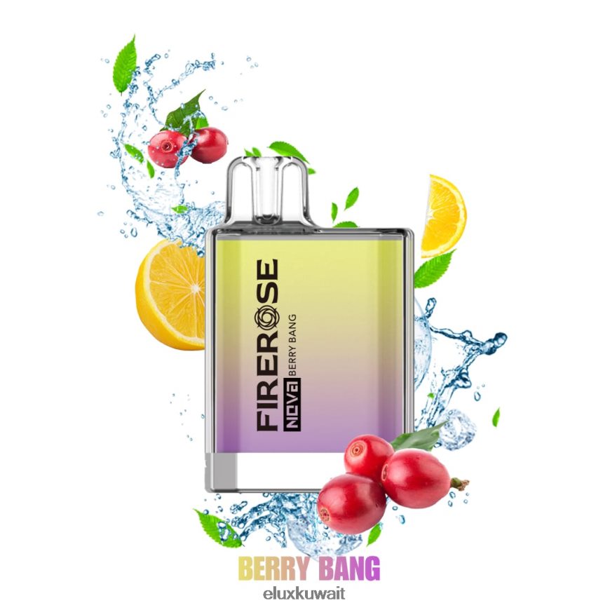 Elux Firerose Nova 600 نفخة فيب يمكن التخلص منها | Elux Vape Near Me 4X262B18 بيري بانج